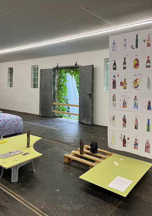 Blick in den Ausstellungsram des Vereins 