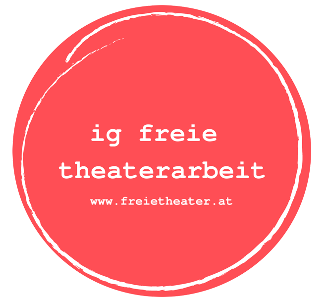 Rotes Logo von IG Freie Theaterarbei